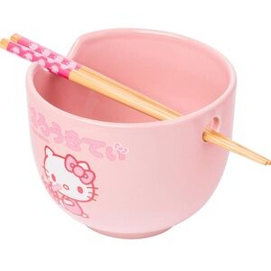 Hello Kitty Strawberry Milk Ramen Bowl